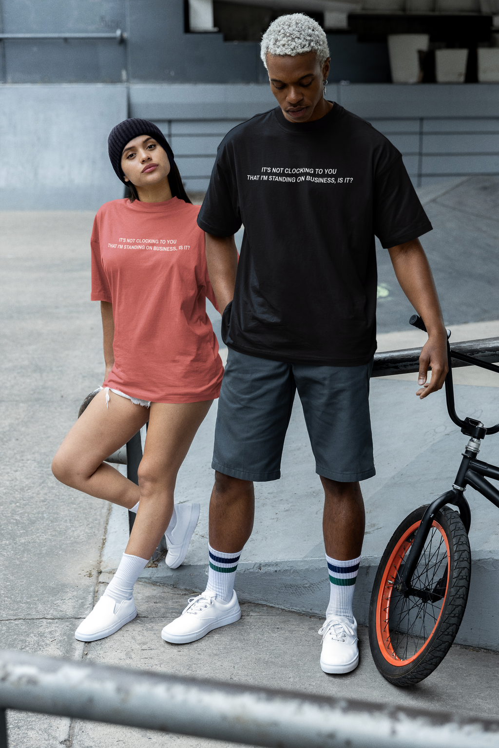IT'S NOT CLOCKING TO YOU Enzyme Washed T-Shirt